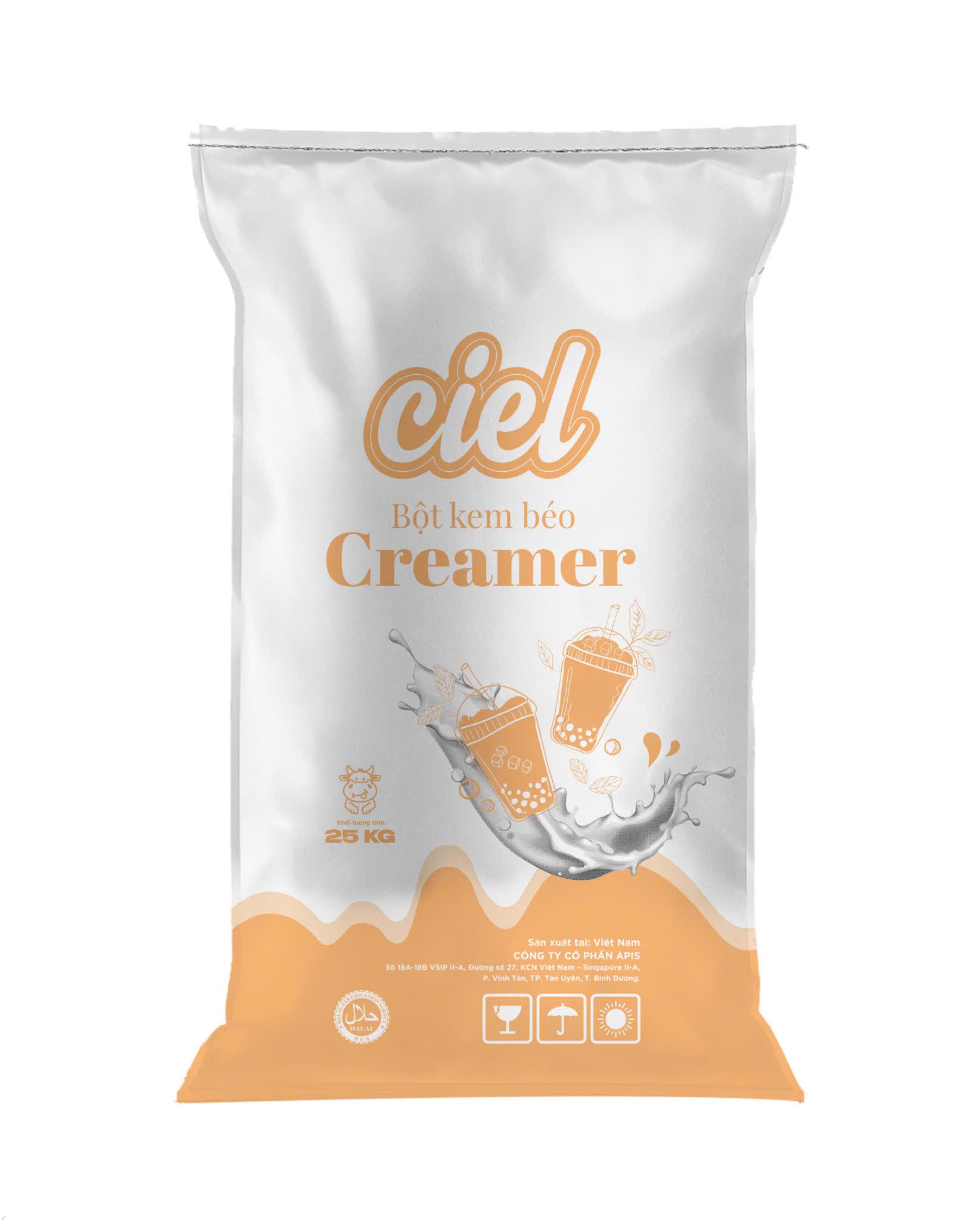 CIEL BỘT KEM BÉO - 25KG - NHÃN CAM