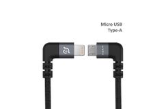 ADAM Elements RC Cable (Gray, Lightning to Micro USB Type-A)