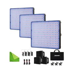 Đèn Aputure Amaran P60c RGBWW LED Panel ( 3-Light Kit )