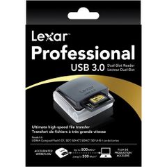 Đầu đọc thẻ nhớ 3.0 Lexar USB 3.0 Dual-Slot
