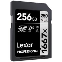 Thẻ nhớ SD Lexar Professional 256GB 250MB/s 1667x UHS-II V60