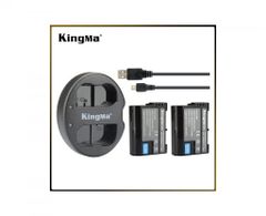 Bộ 2 pin + 1 sạc Kingma cho Nikon EN EL15