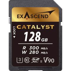 Thẻ Nhớ Exascend SDXC UHS II V90 Catalyst 128GB R:300Mb / W:280Mb