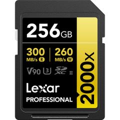 Thẻ nhớ Lexar 256GB 300Mb/s Professional 2000x UHS-II SDXC