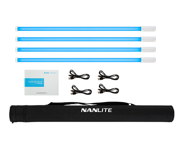 Nanlite PavoTube T8-7X RGBWW LED Pixel Tube 4 Kit