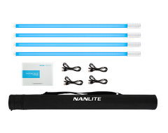Nanlite PavoTube T8-7X RGBWW LED Pixel Tube 4 Kit