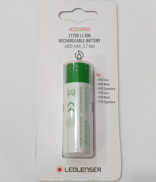 Phụ kiện Ledlenser Pin 21700 4800 mAh, 3,7V