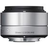 Sigma 30mm F2.8 DN (Silver) for Micro four thirds