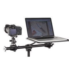 Tay Arm Dual Mount Godox LSA-10 Gài Đèn, Laptop, Máy ảnh