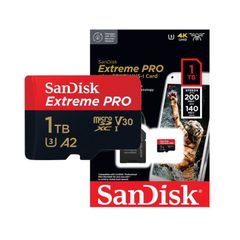 Thẻ Nhớ Micro SDXC SanDisk Extreme Pro 1TB 200MB/s - 140Mb/s ( New 2024 )