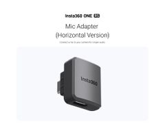 Insta360 Mic Adapter (Horizontal Version)