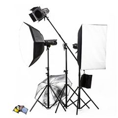 Bộ Đèn Kit Studio Hylow He 1000W-3 (3 đèn)