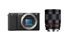 Máy ảnh Sony ZV E10 body + Samyang 50mm F1.2 MF