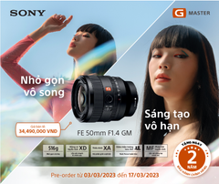 Sony FE 50mm F1.4 GM Lens ( Sony E )