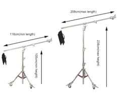 Chân Đèn Meking M6 2in1 Steel Boom