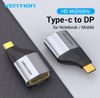 Adapter Vention USB-C to DP 1080P 4K for Laptop Macbook Pro
