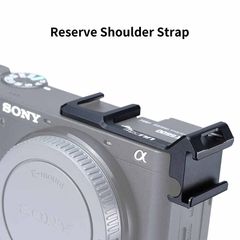 Uurig R032 Dual Cold Shoe Mount for Sony A6400
