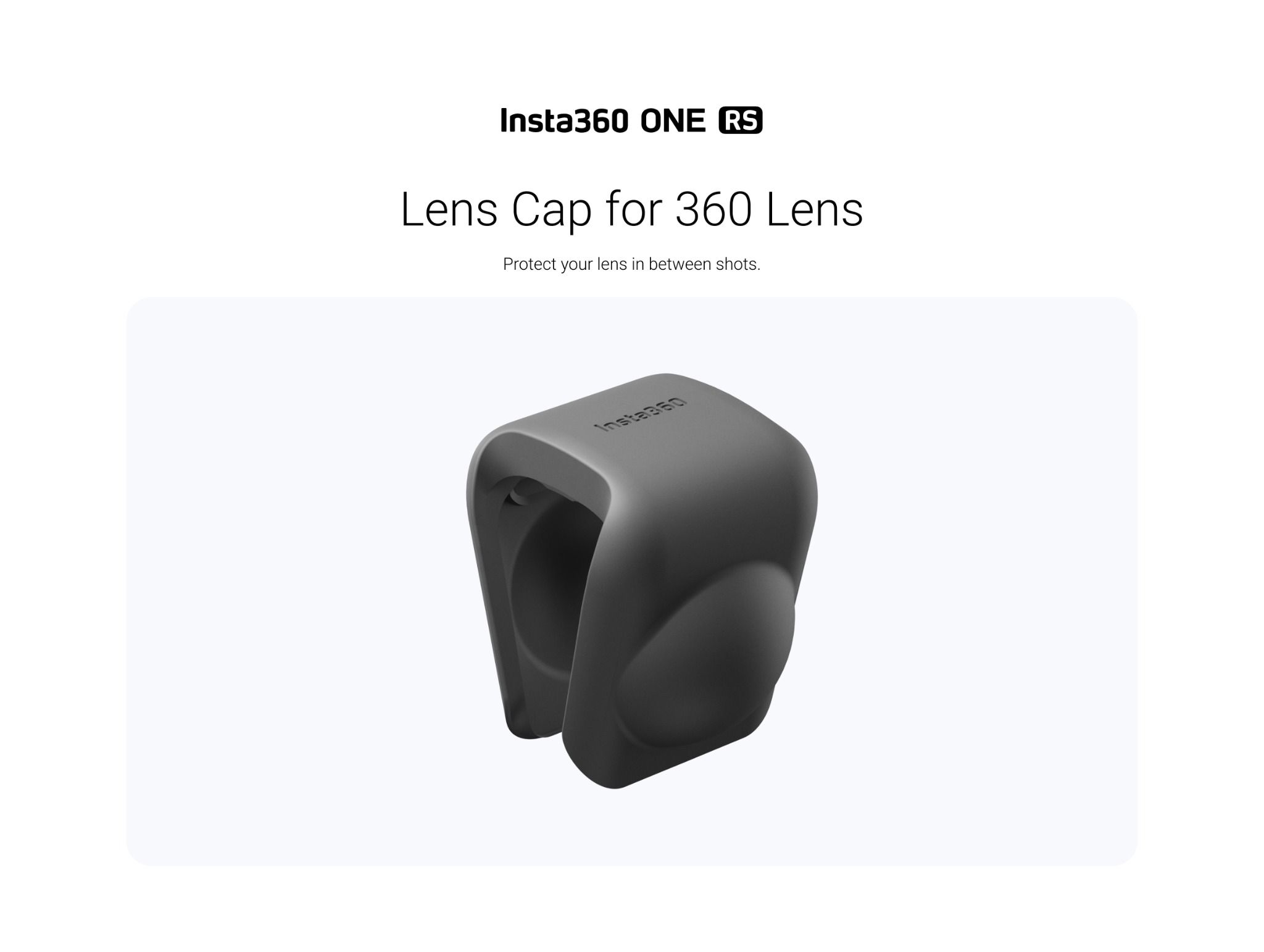 Insta360 ONE RS /One R Lens Cap for 360 Lens