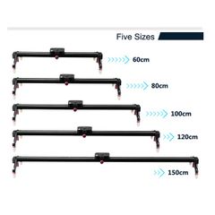 Thanh ray trượt Dolly 150 / 120 / 100 / 80 / 60cm Slider Rail for Camera and Video