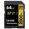 Thẻ Nhớ Lexar 64GB 300mb/s Professional 2000x SDXC UHS II U3