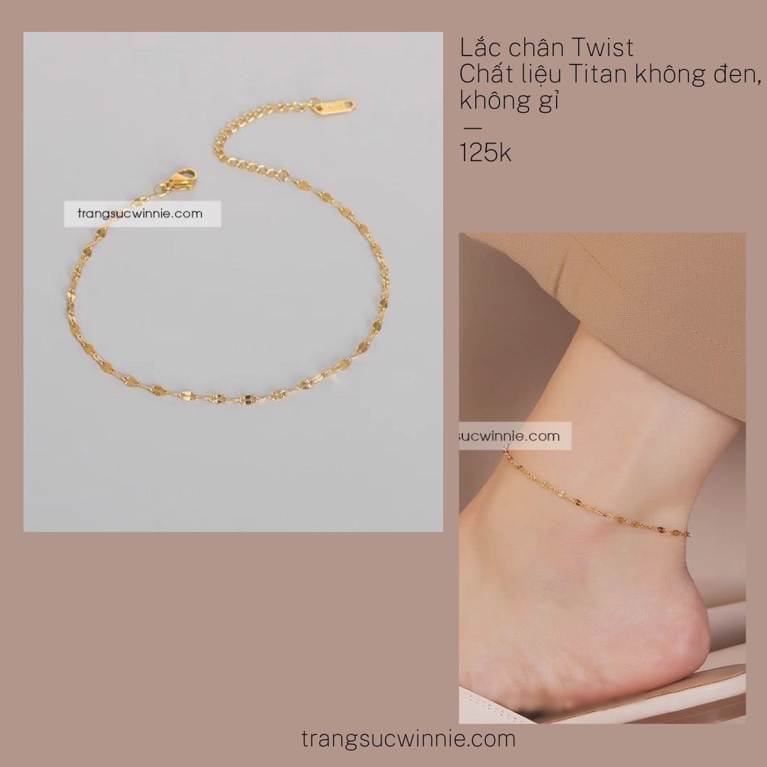 Lắc chân titan Twist VG