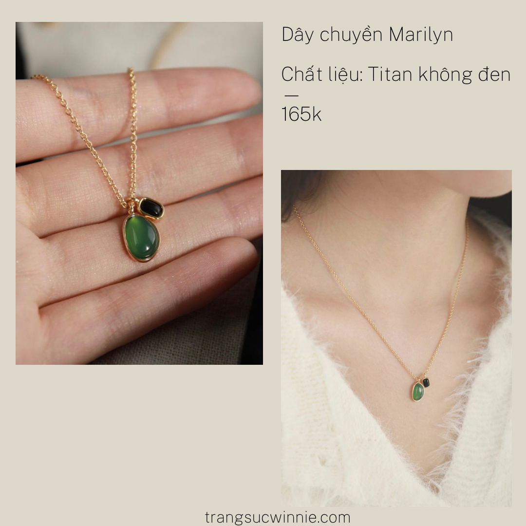 Dây chuyền titan Marilyn