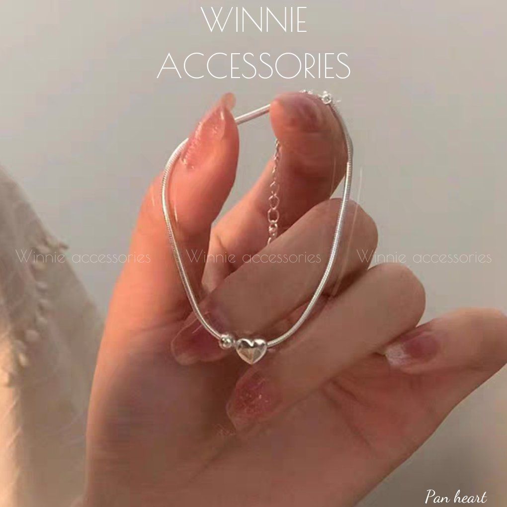Lắc tay Bạc S925 Pan heart