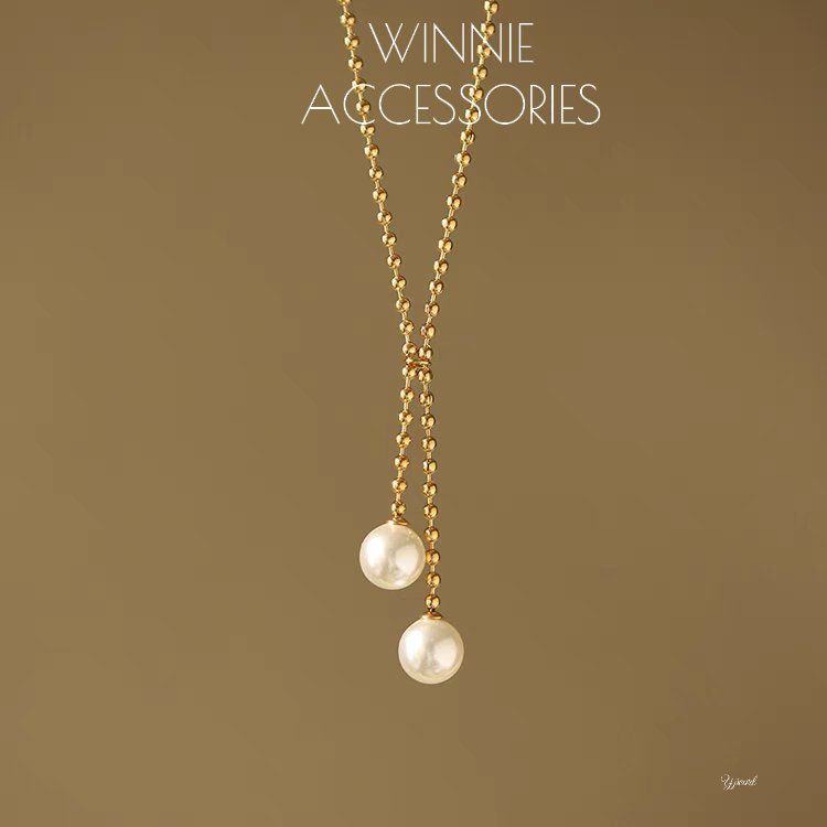 Dây chuyền Titan Y pearl