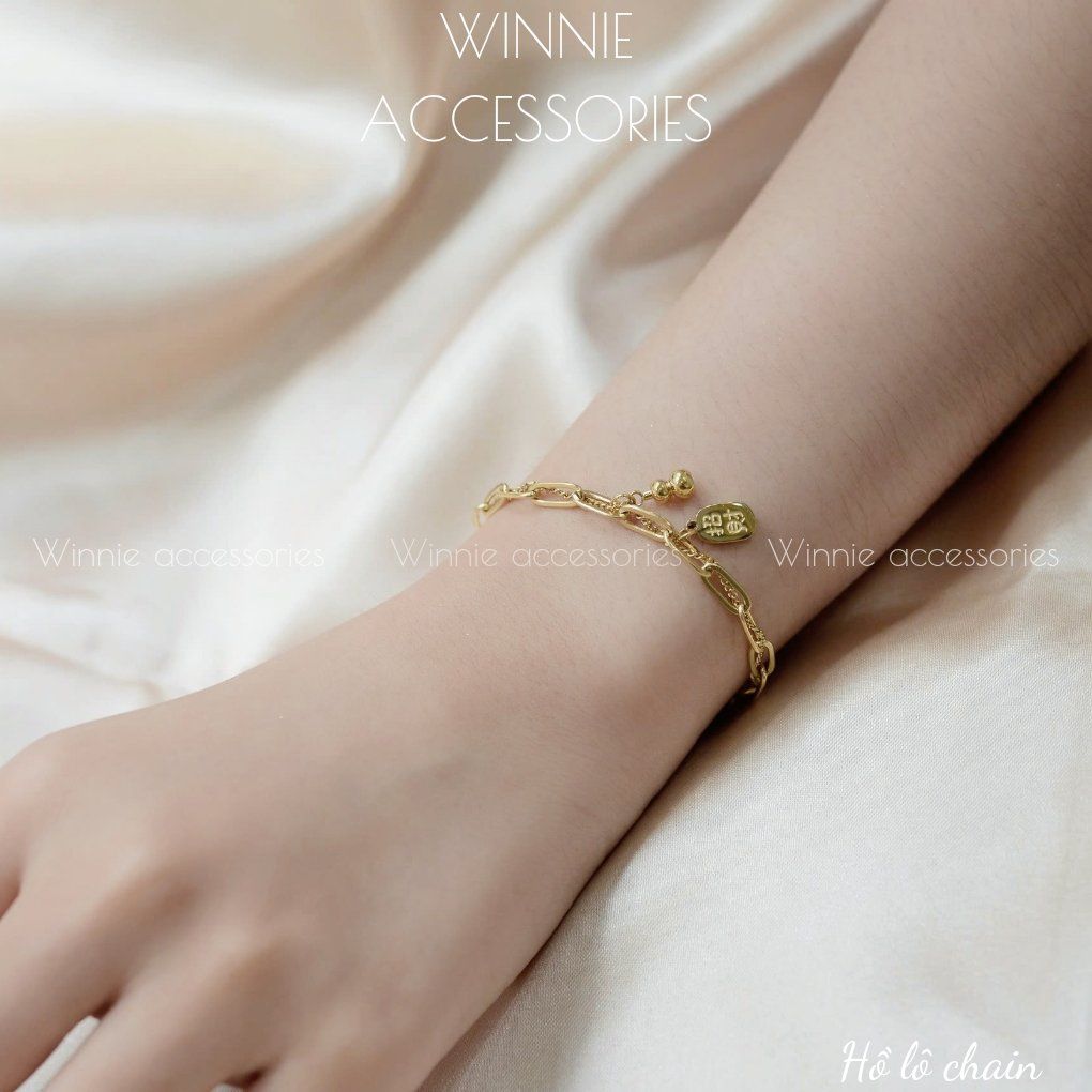 Lắc tay Titan Hồ lô chain