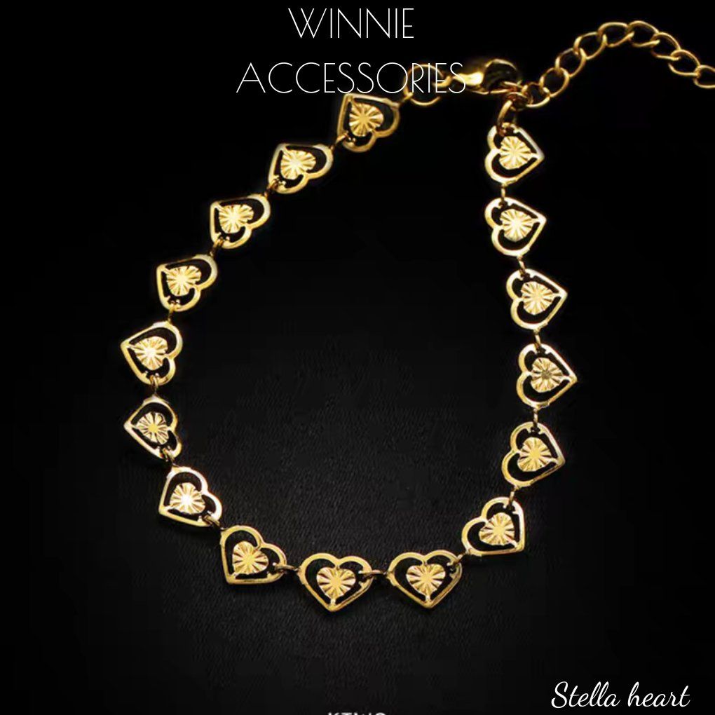 Lắc chân Titan Stella heart