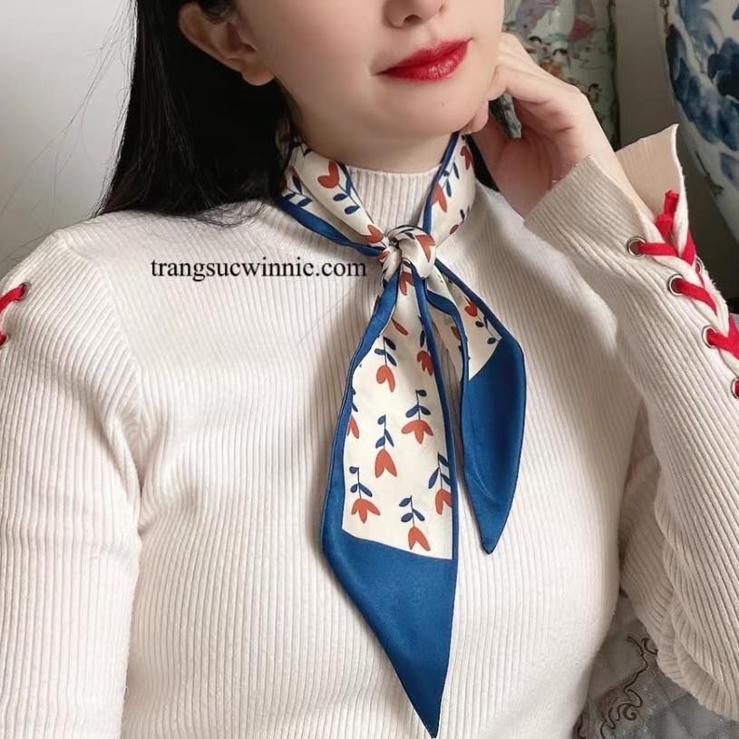 Set khăn xanh dương