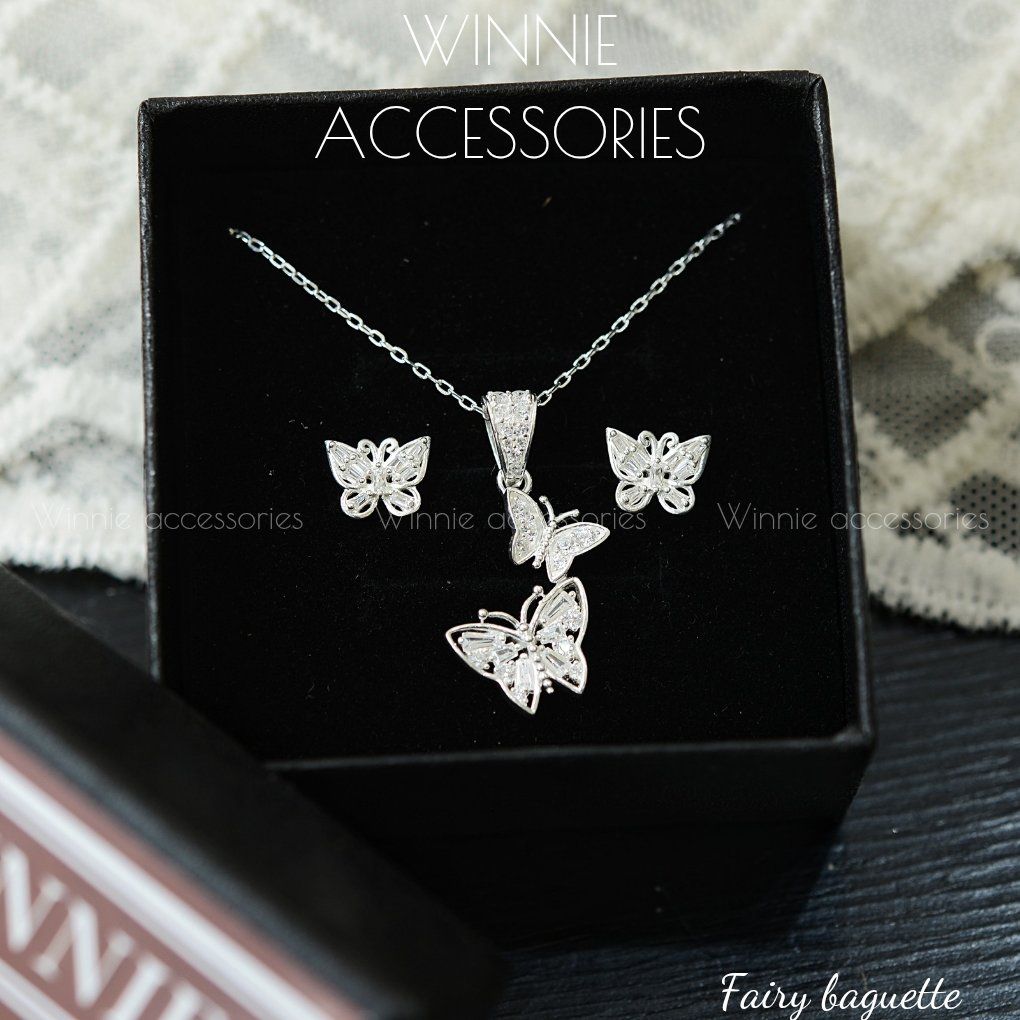 Hoa tai Bạc S925 Fairy Baguette