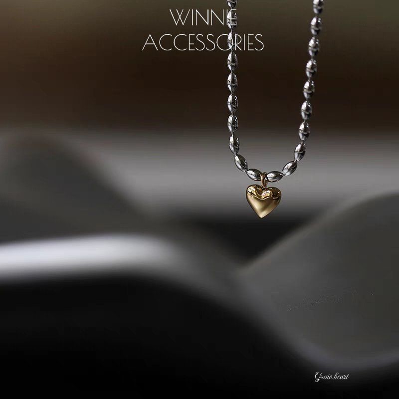 Dây chuyền Titan Grain heart