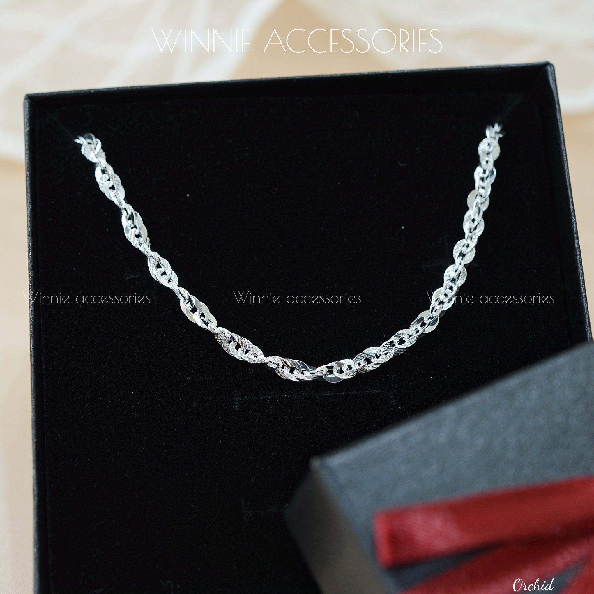 Lắc tay Bạc S925 Orchid