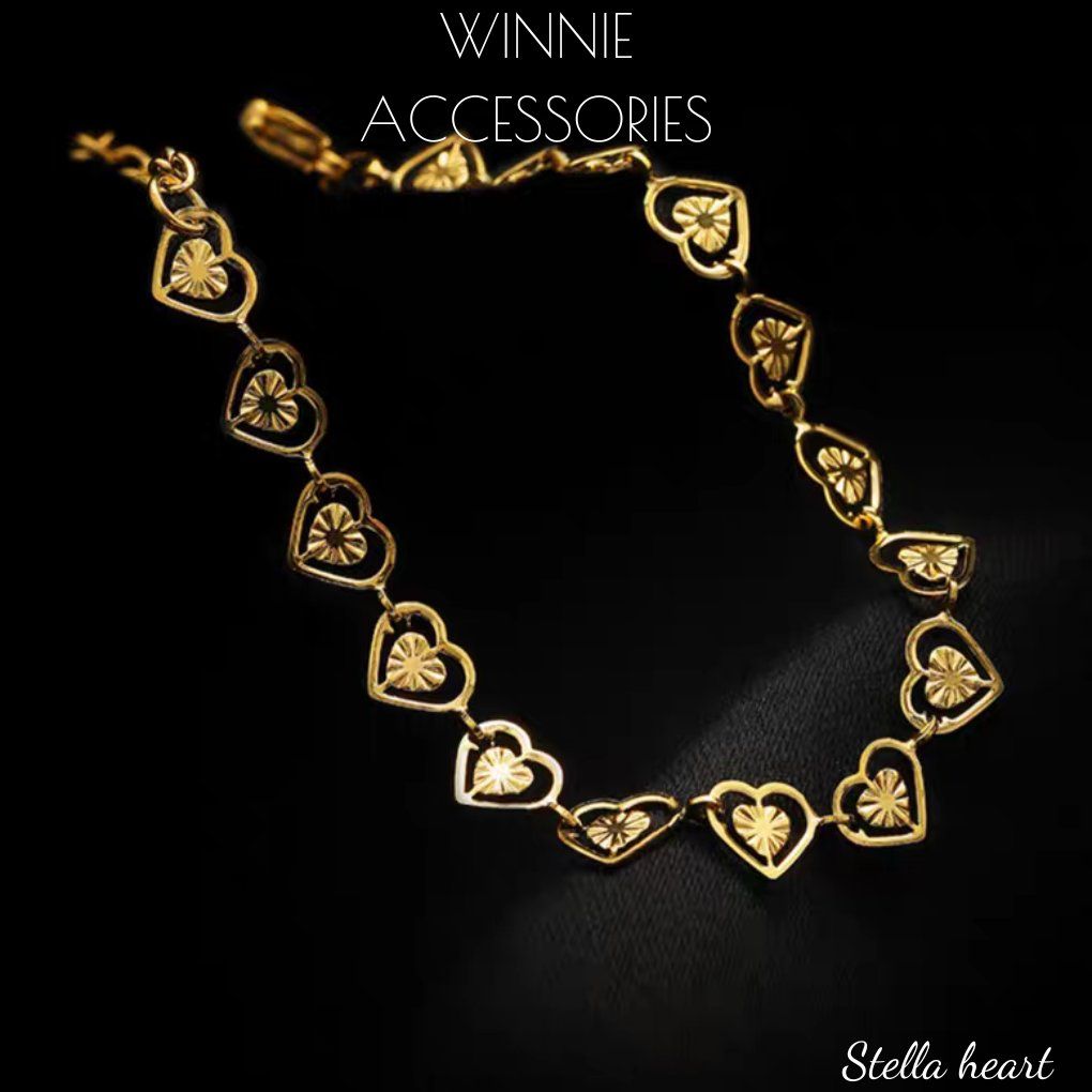 Lắc chân Titan Stella heart