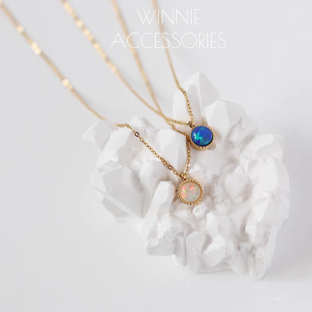 Dây chuyền Titan Opal
