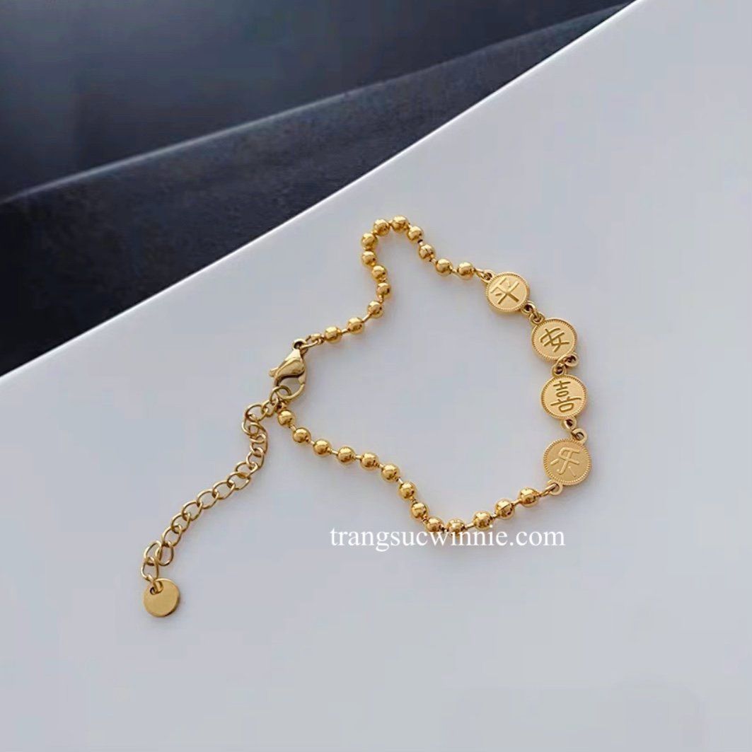 Lắc tay titan Hạnh phúc