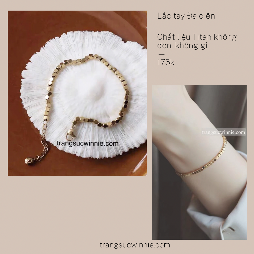 Lắc tay titan Đa diện VG