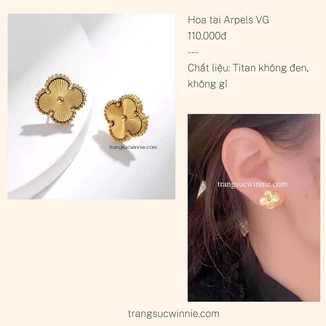 Hoa tai titan Arpels VG