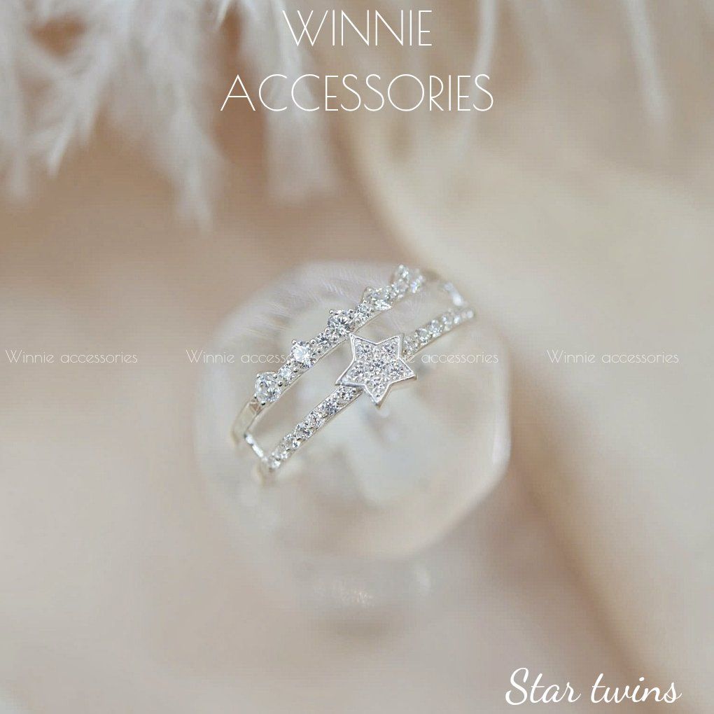 Nhẫn Bạc S925 Star twins
