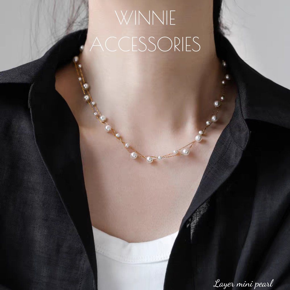 Dây chuyền Titan Layer Mini pearl