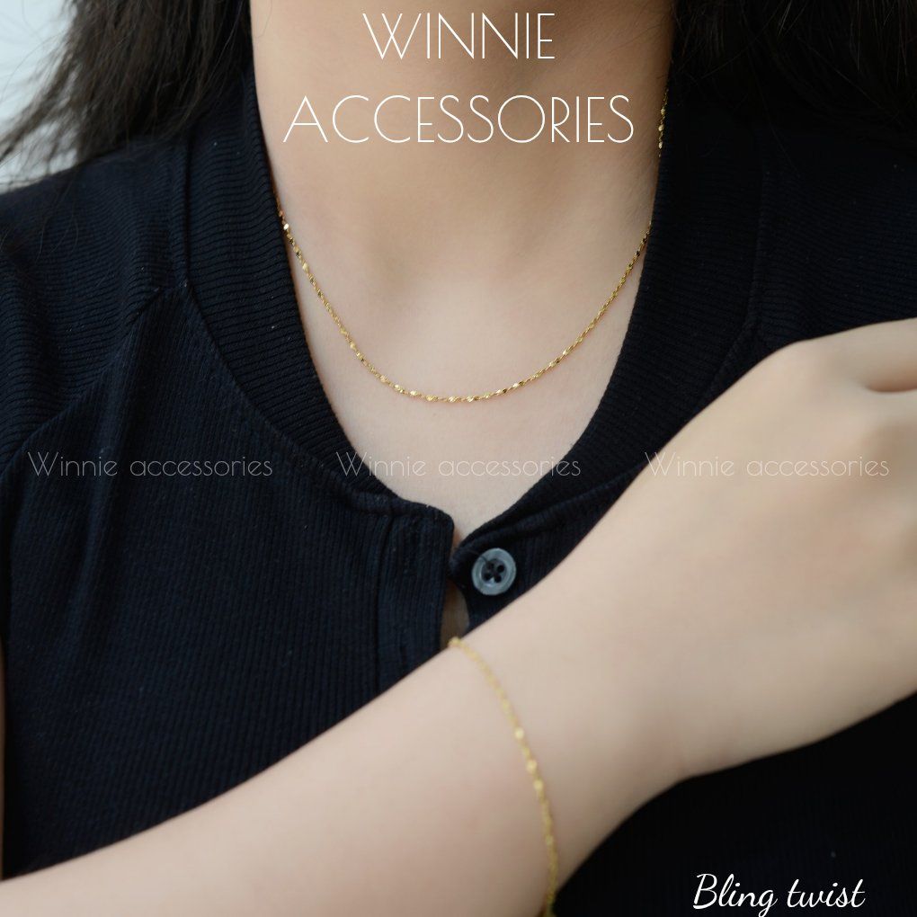 Dây chuyền Titan Bling Twist