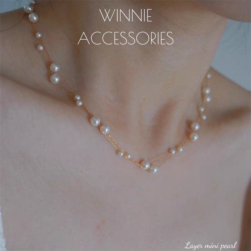 Dây chuyền Titan Layer Mini pearl
