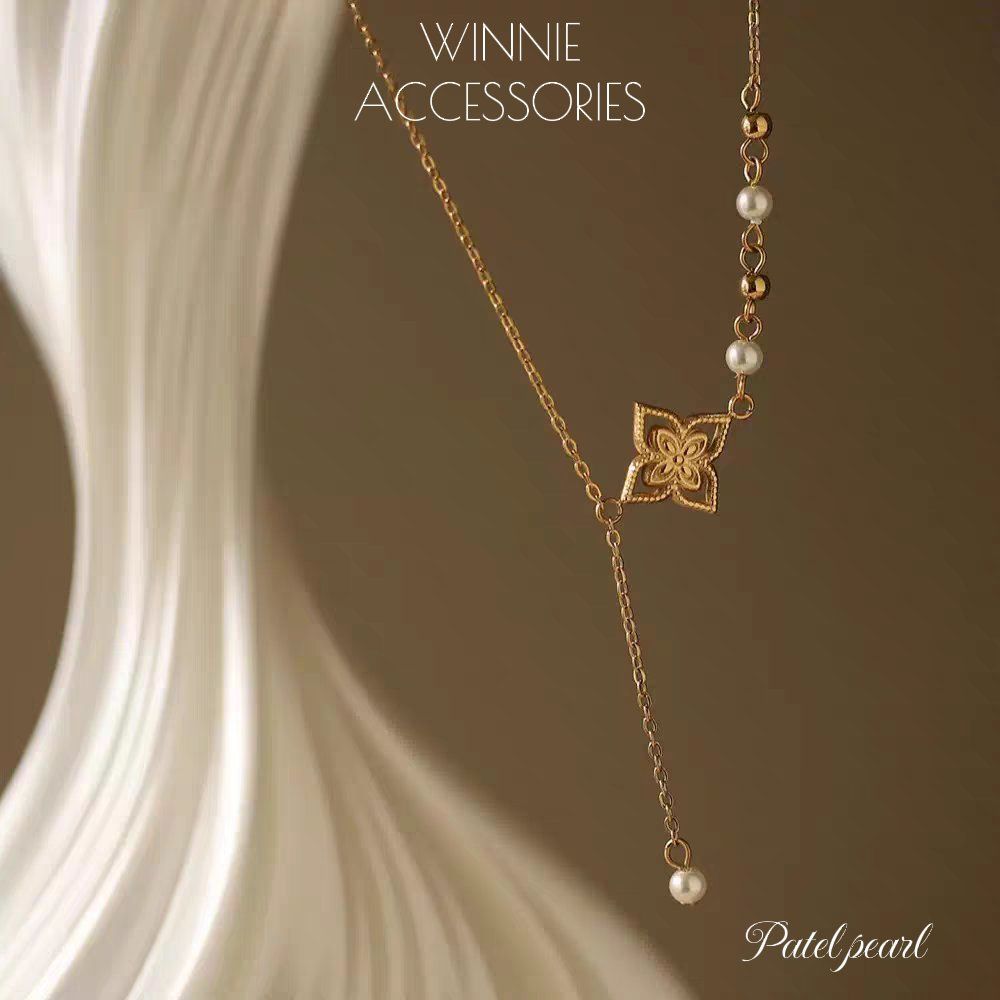 Dây chuyền Titan Patel pearl