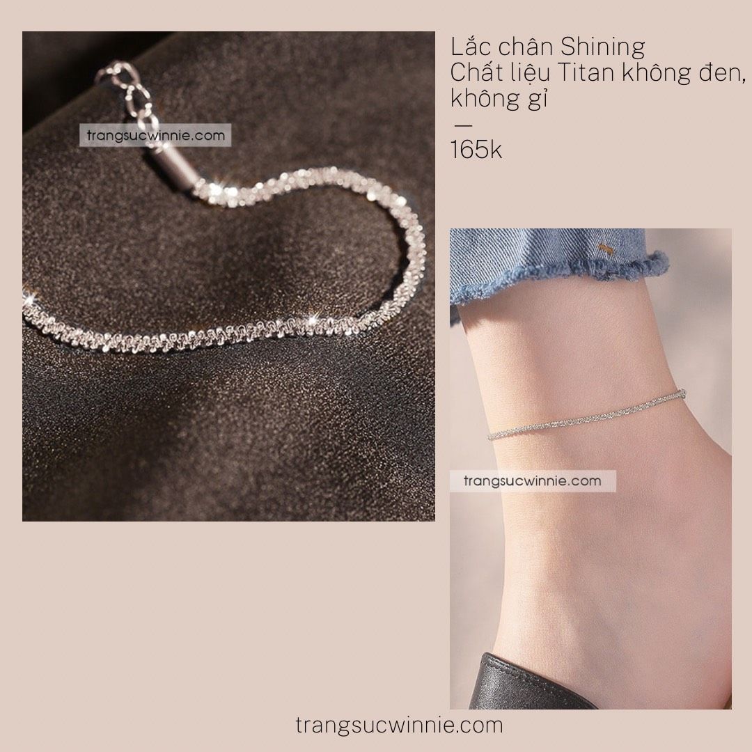 Lắc chân titan Shining B