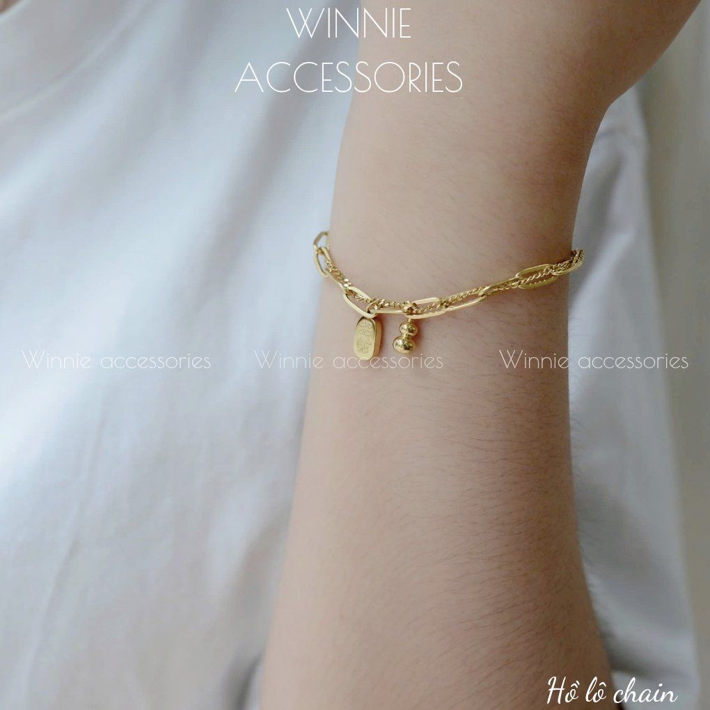 Lắc tay Titan Hồ lô chain