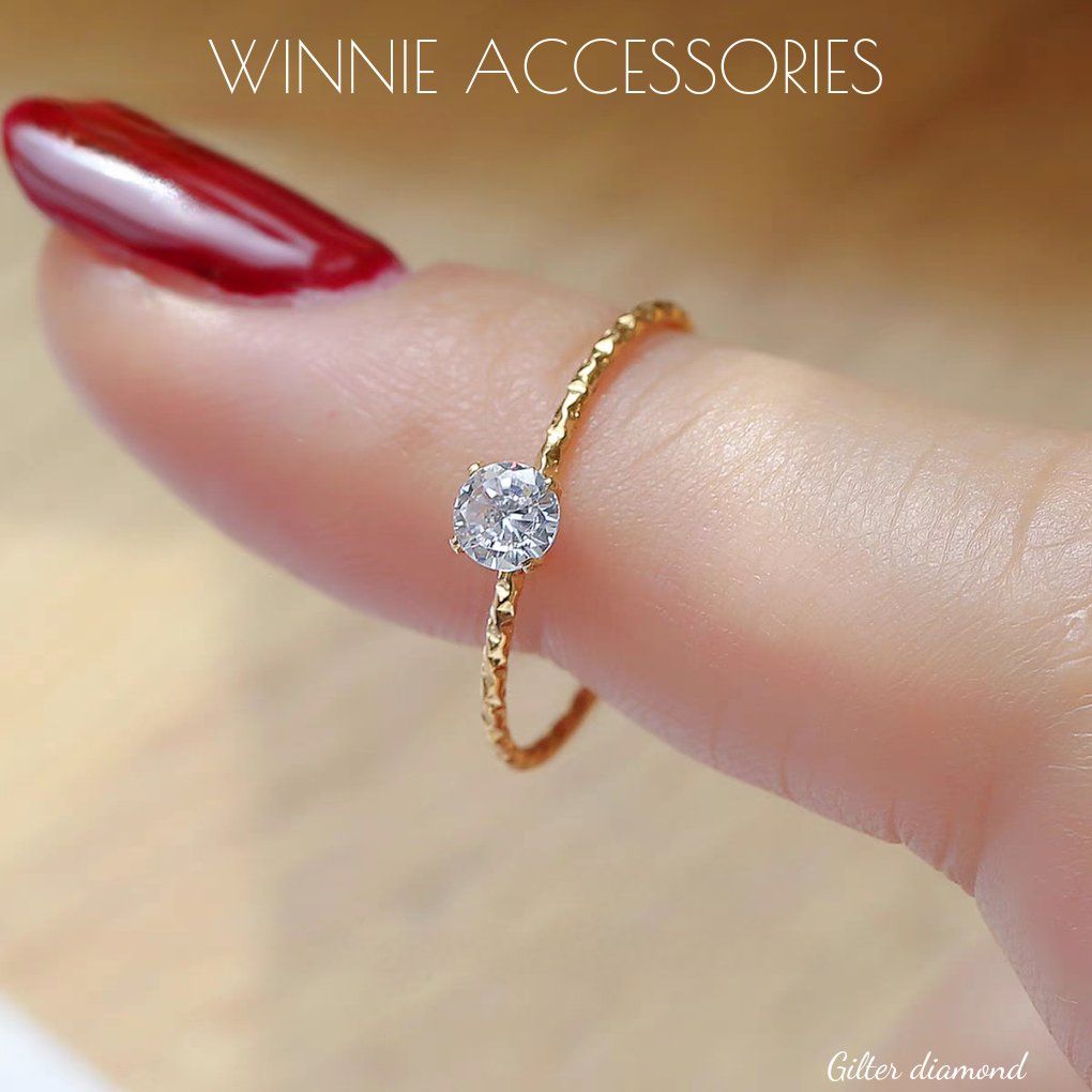 Nhẫn titan Gilter diamond