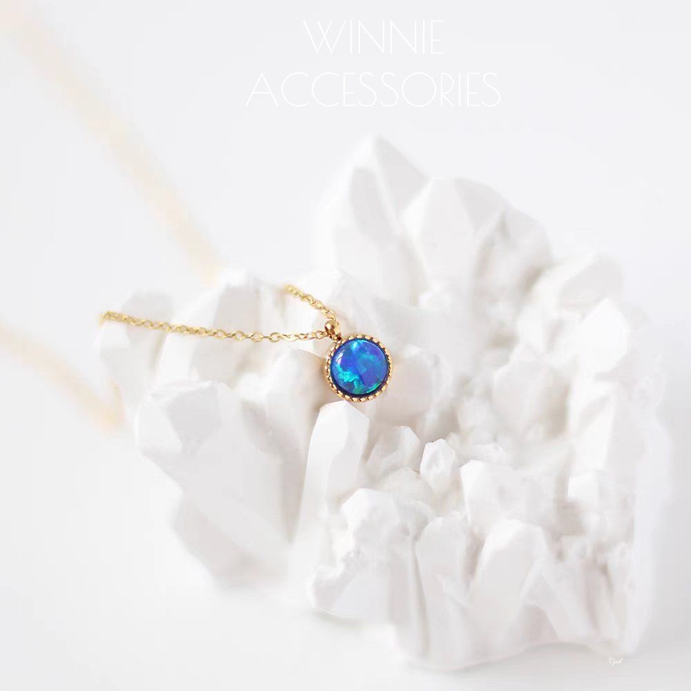 Dây chuyền Titan Opal