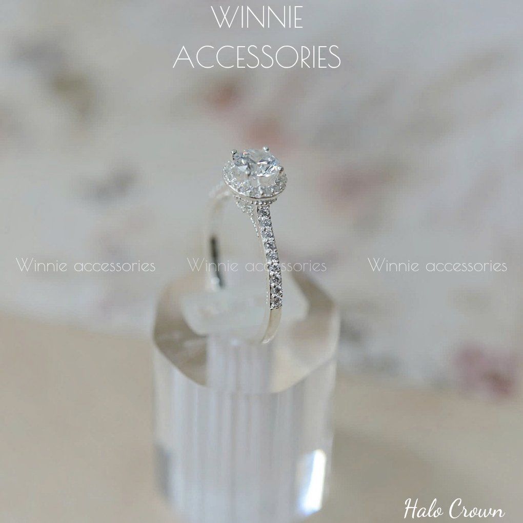 Nhẫn Bạc S925 Halo Crown