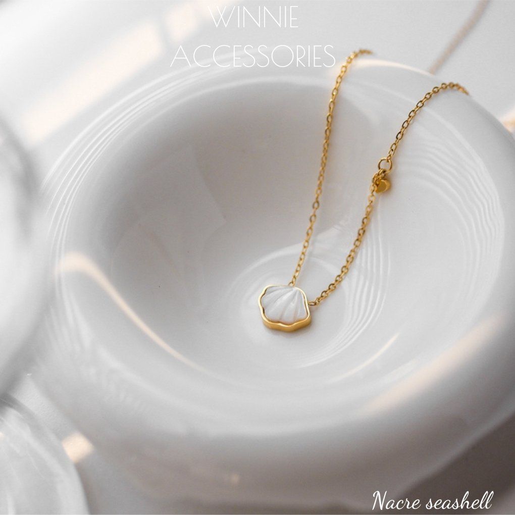 Dây chuyền Titan Nacre seashell